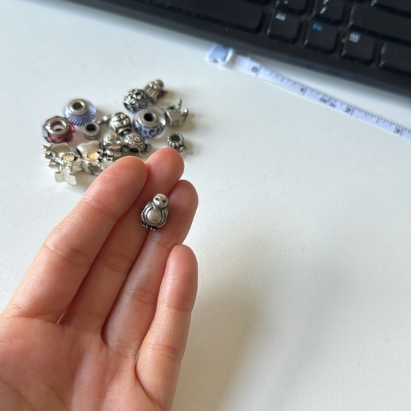 Pandora Silver Winter Penguin Animal Retired Authentic Bead Charm - Picture 4 of 4